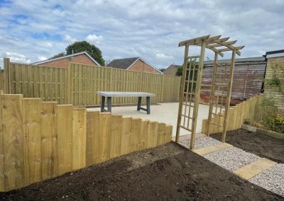 Royston family garden installation project.