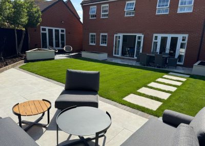 Morning garden in Langford.